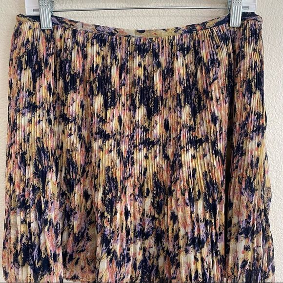 Broadway & Broome for J.Crew Size 8 Multi-Color Pleated Mini Skirt - Picture 2 of 11